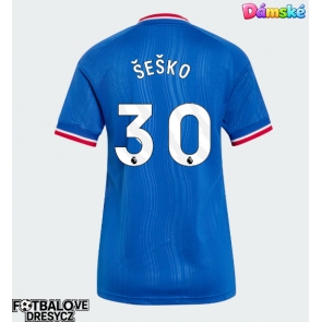 Manchester United Benjamin Sesko #30 Dámské Venkovní Dres 2026-27 Krátký Rukáv Manchester United Benjamin Sesko #30 Dámské Venkovní Dres 2026-27 Krátký Rukáv